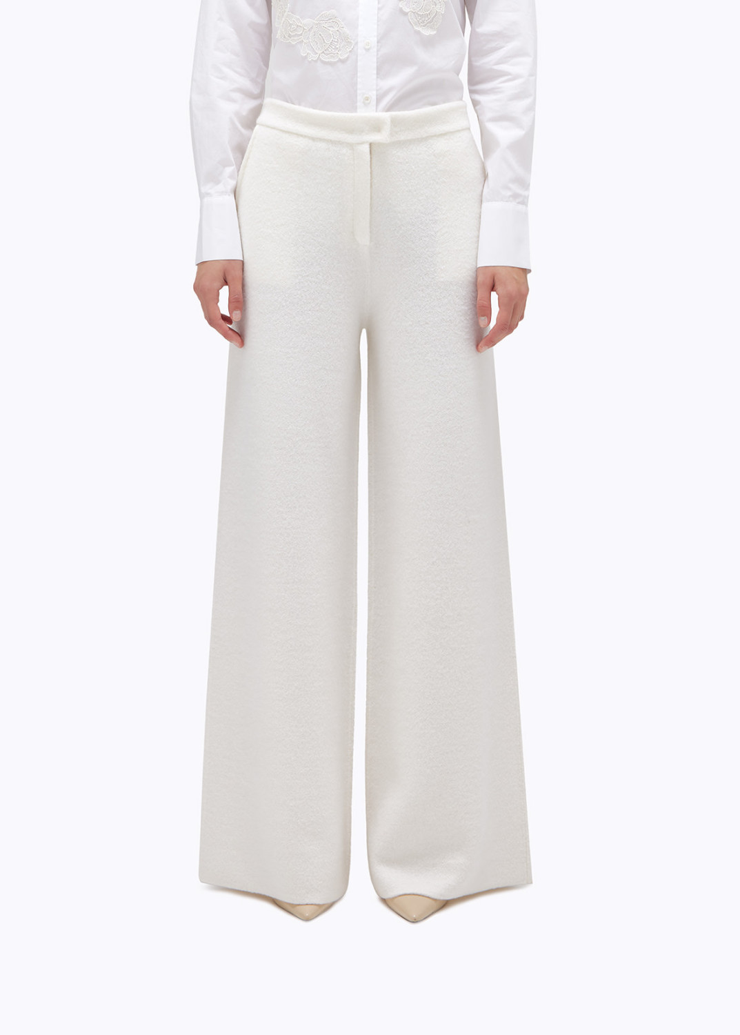 BLUGIRL: PANTALONI IN MAGLIA JACQUARD