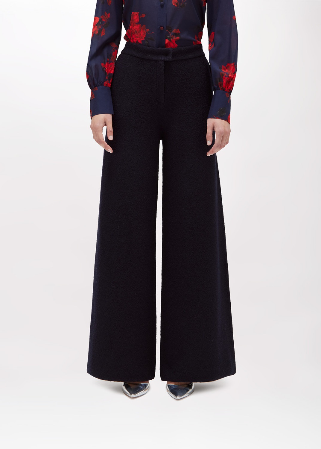 BLUGIRL: PANTALONI IN MAGLIA JACQUARD