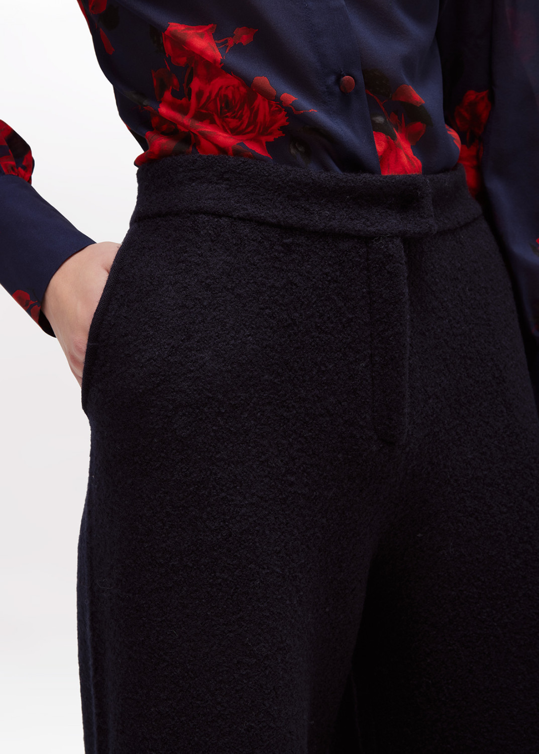 BLUGIRL: PANTALONI IN MAGLIA JACQUARD