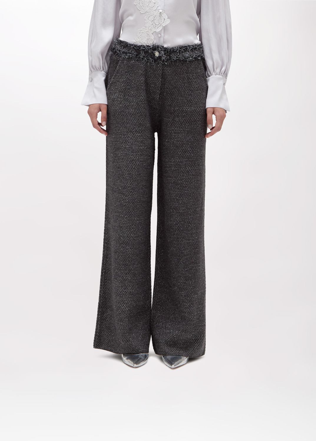 BLUGIRL: PANTALONI IN MAGLIA MOULINÉ