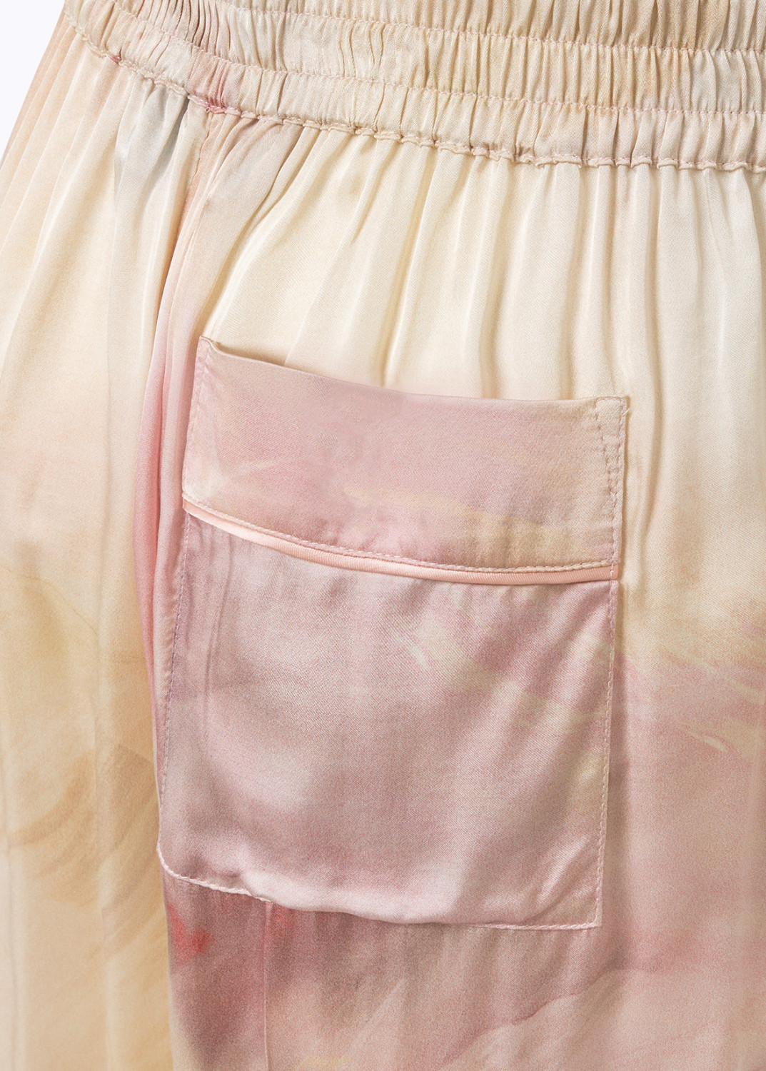 BLUGIRL: ROSE-PRINT SATIN TROUSERS