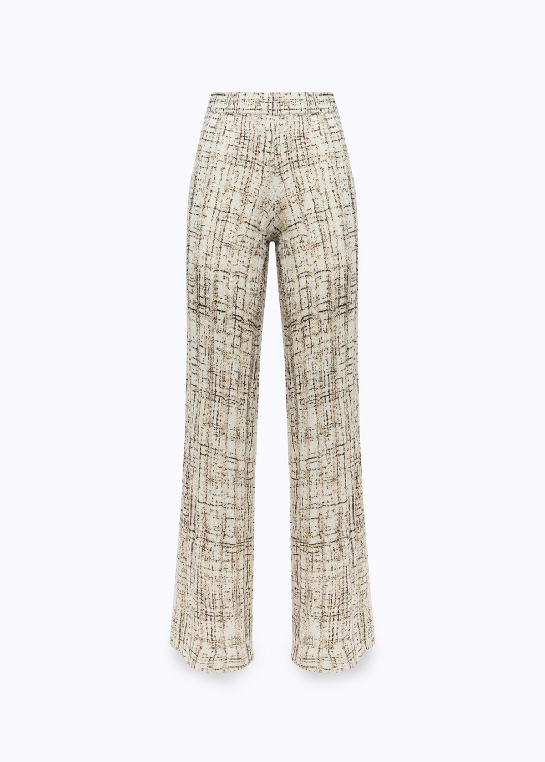 BLUGIRL: MIXED WOOL PRINTED TROUSERS