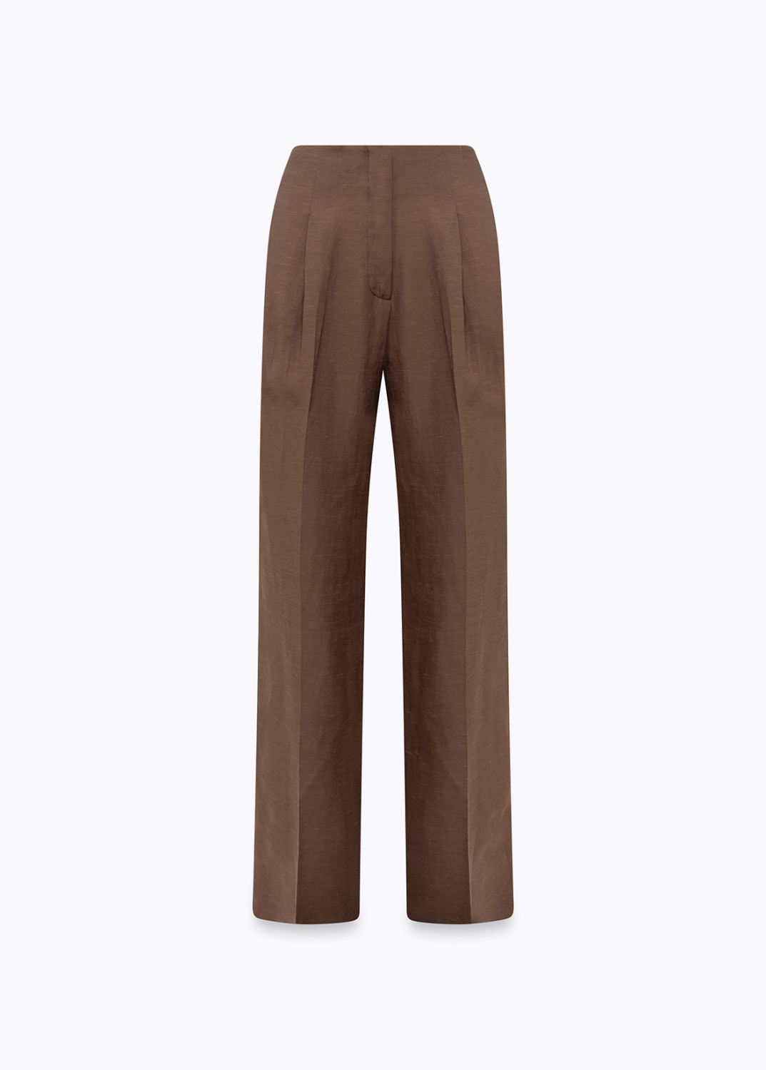 BLUGIRL: WIDE-LEG LINEN-BLEND TROUSERS