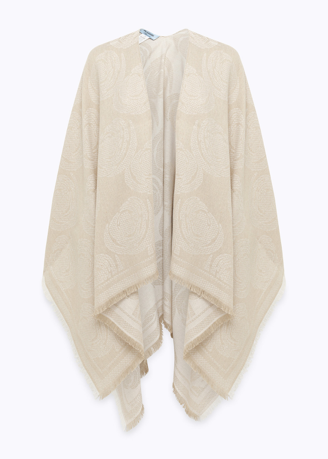 BLUGIRL: ROSE JACQUARD PONCHO