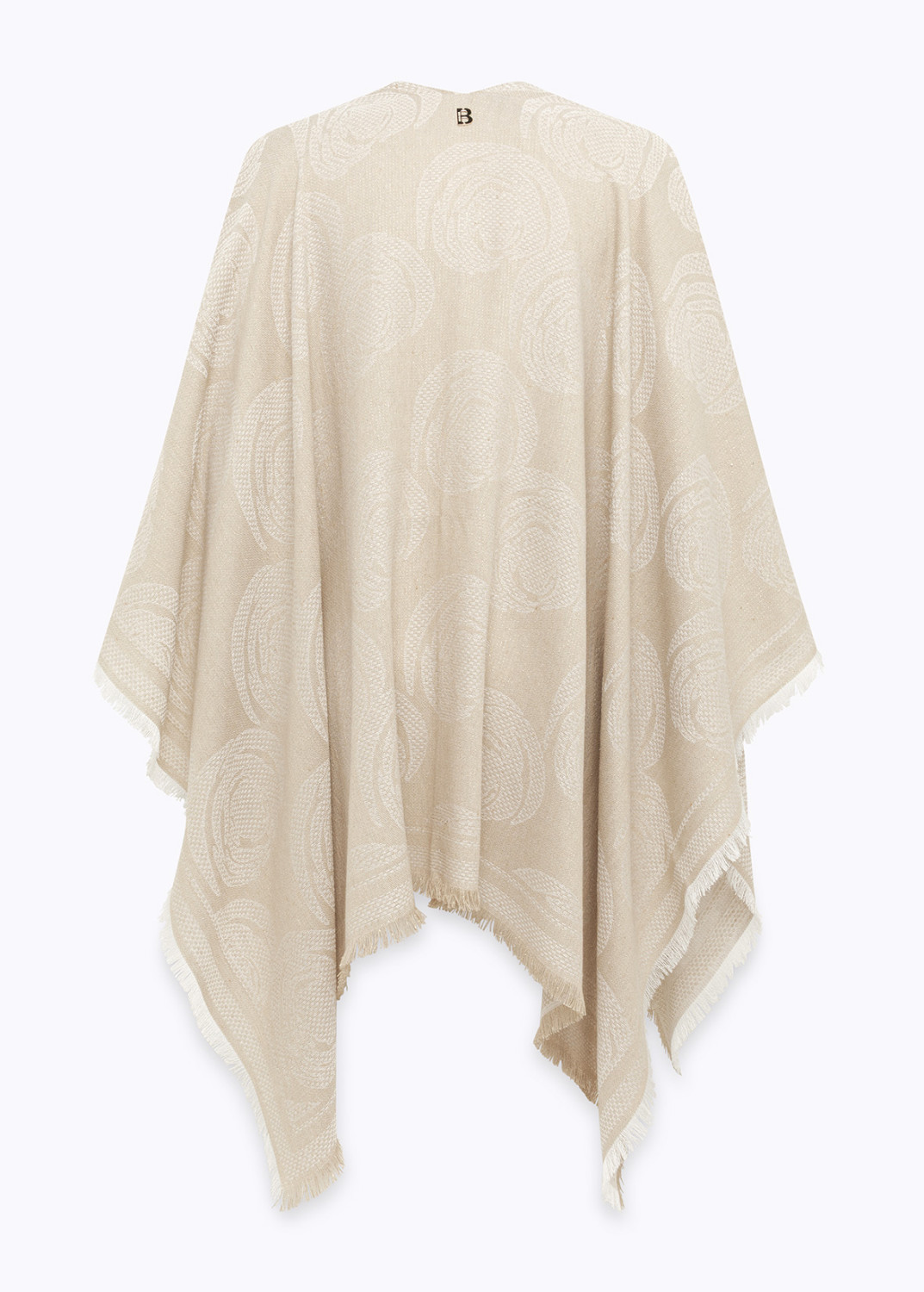 BLUGIRL: ROSE JACQUARD PONCHO