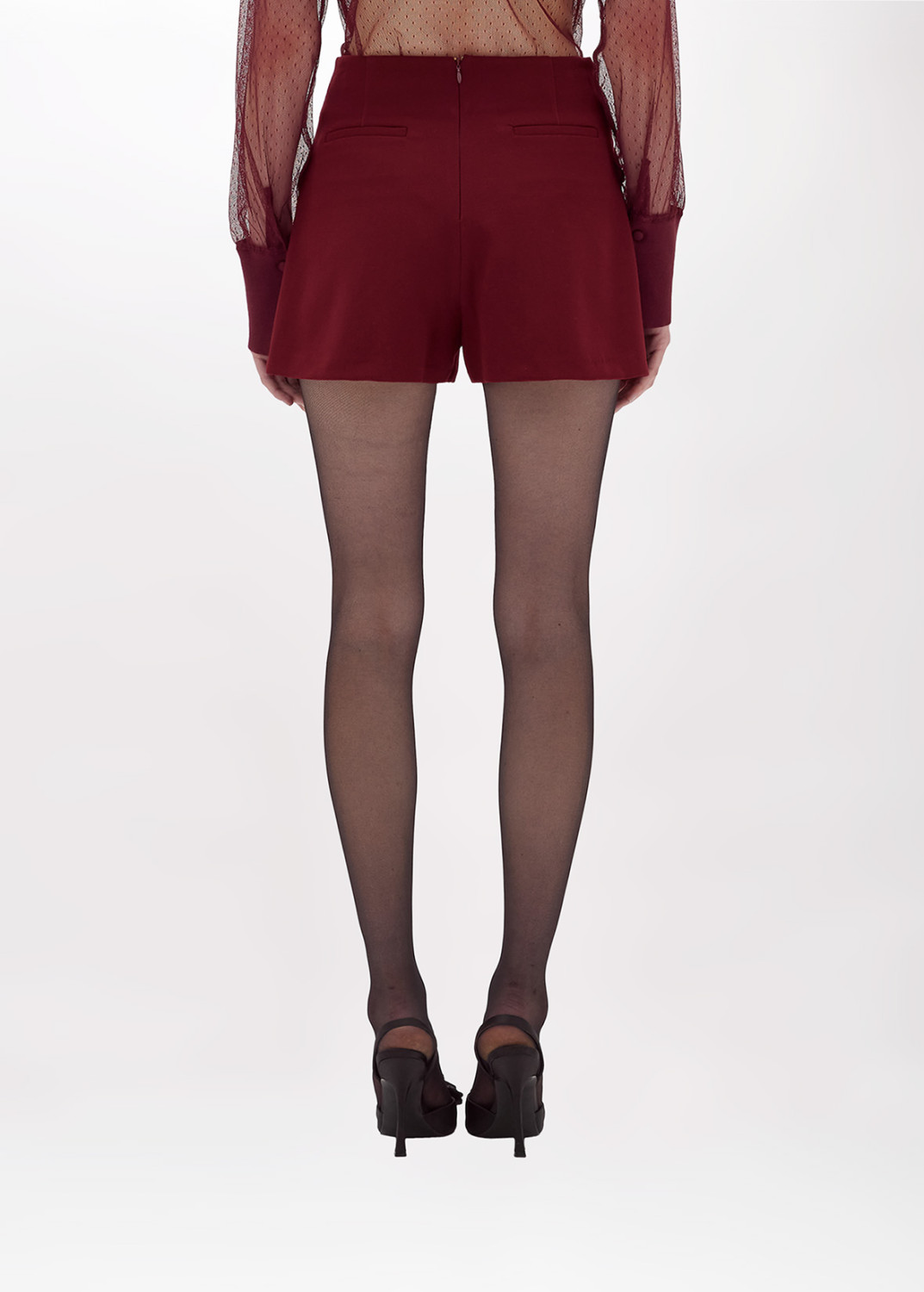 BLUGIRL: SHORTS A VITA ALTA IN WOOL CADY STRETCH