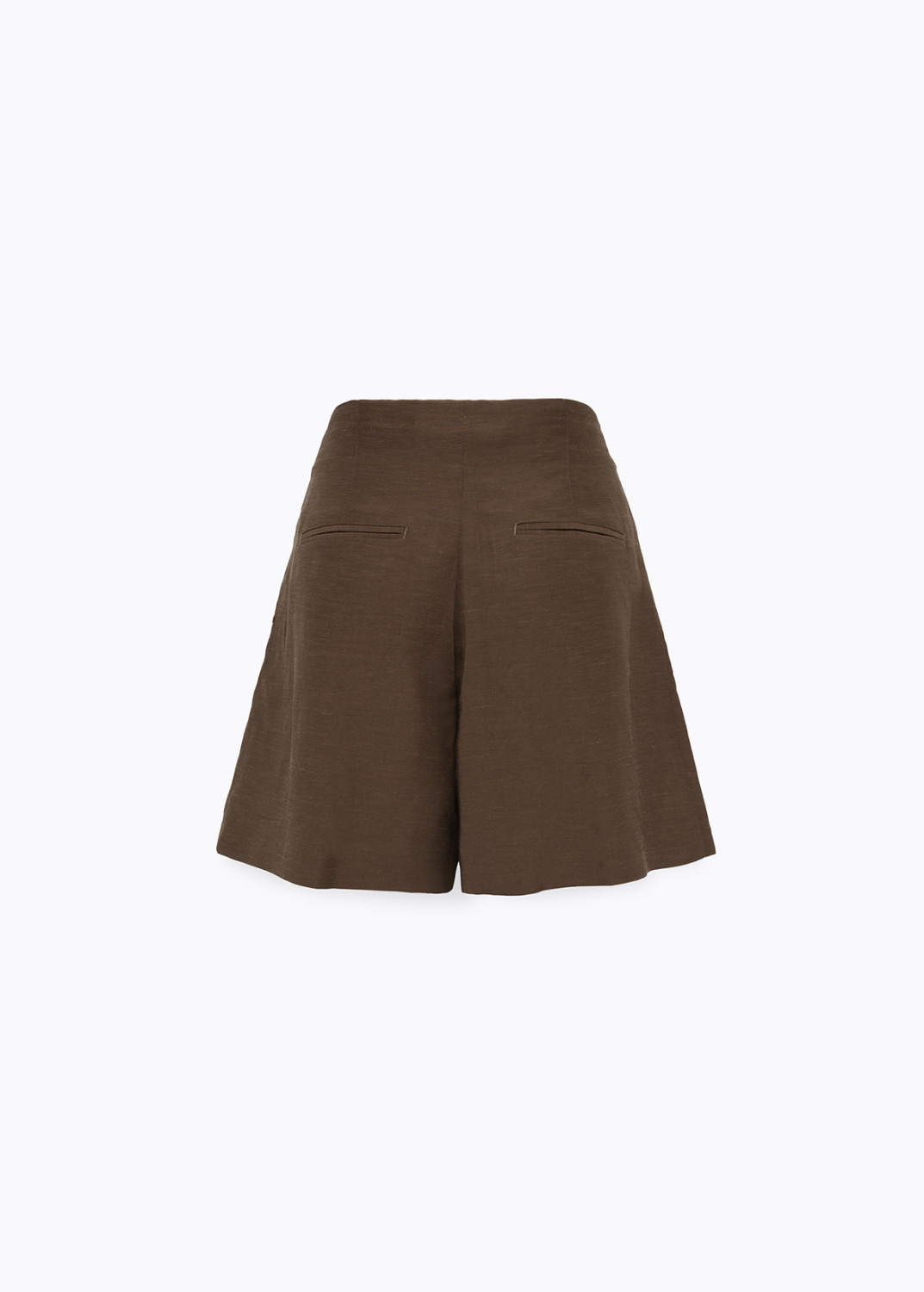 BLUGIRL: LINEN-BLEND SHORTS WITH EMBROIDERY