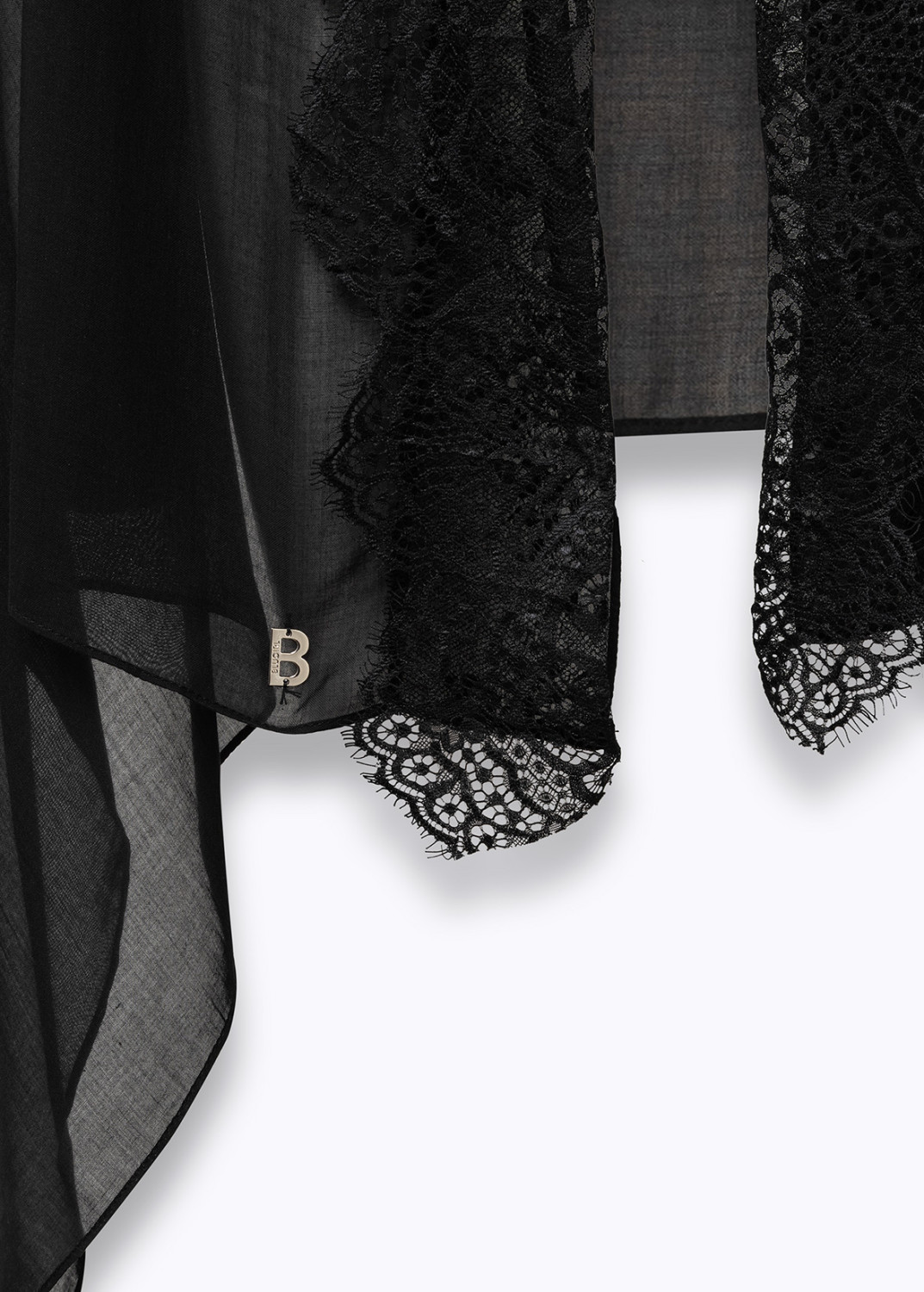 BLUGIRL: STOLA IN MODAL CON PIZZO