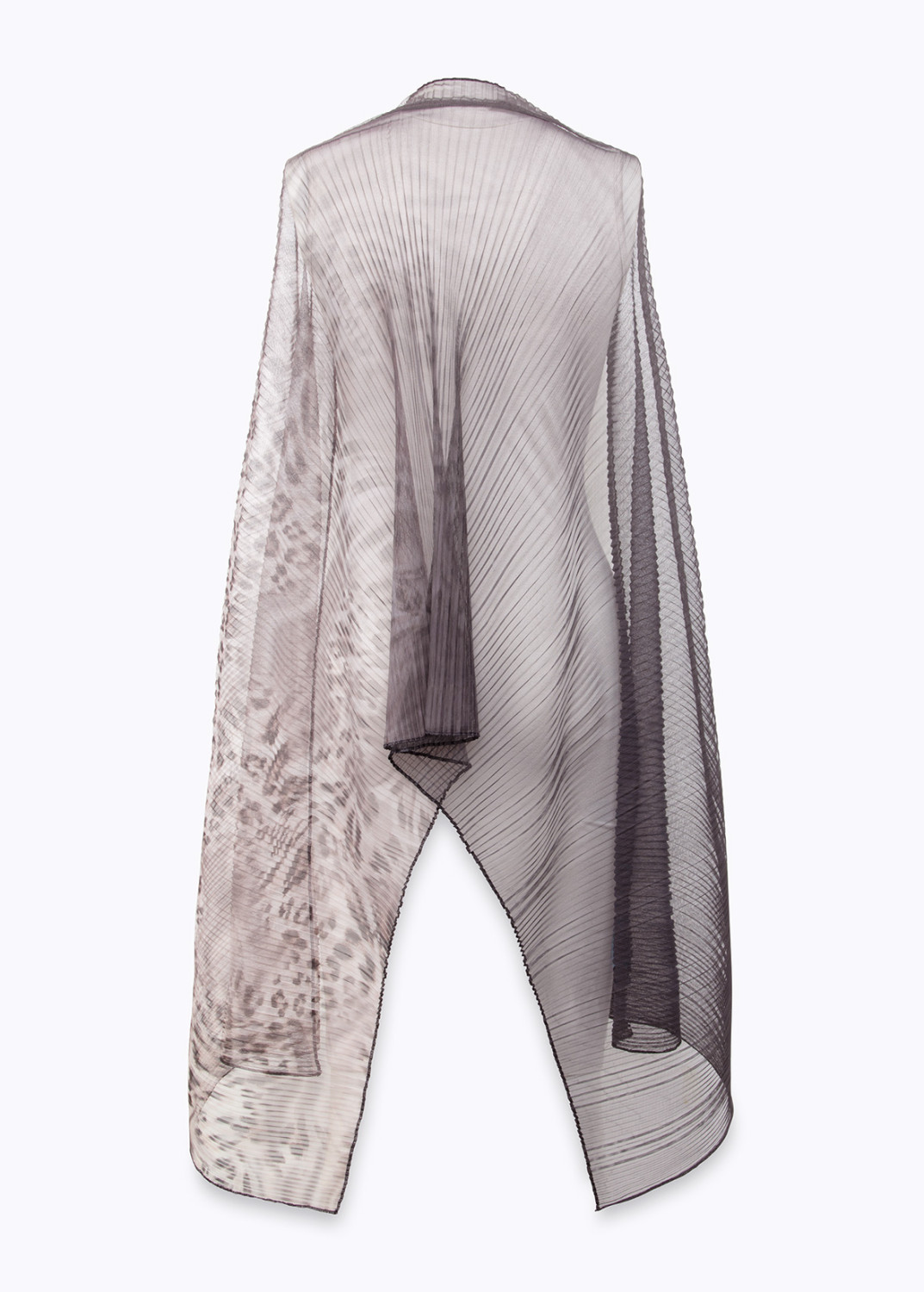 BLUGIRL: ANIMALIER PLEATED TULLE STOLE