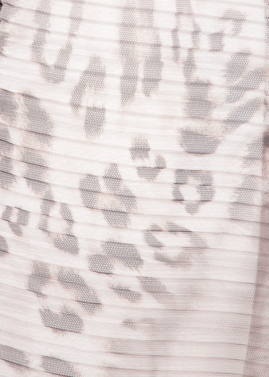 BLUGIRL: ANIMALIER PLEATED TULLE STOLE