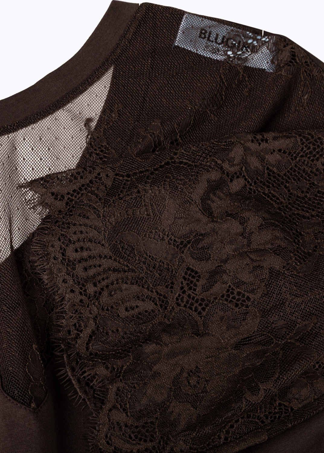 BLUGIRL: T-SHIRT IN JERSEY CON PIZZO