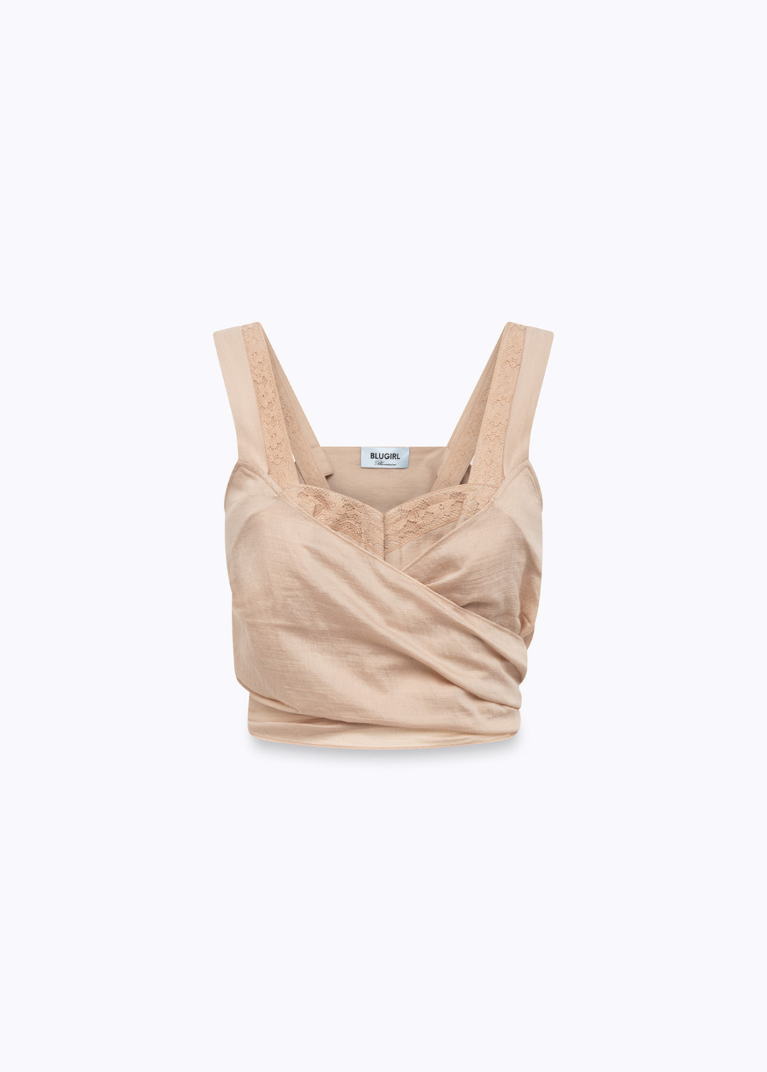 BLUGIRL: LYOCELL AND LACE TOP