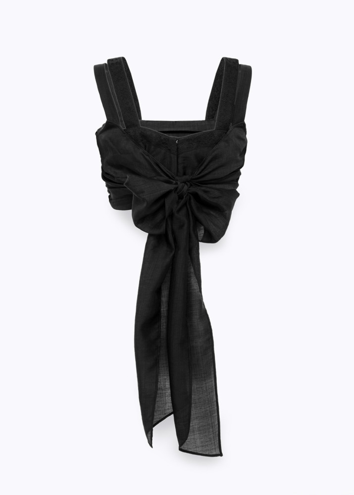 LYOCELL AND LACE TOP