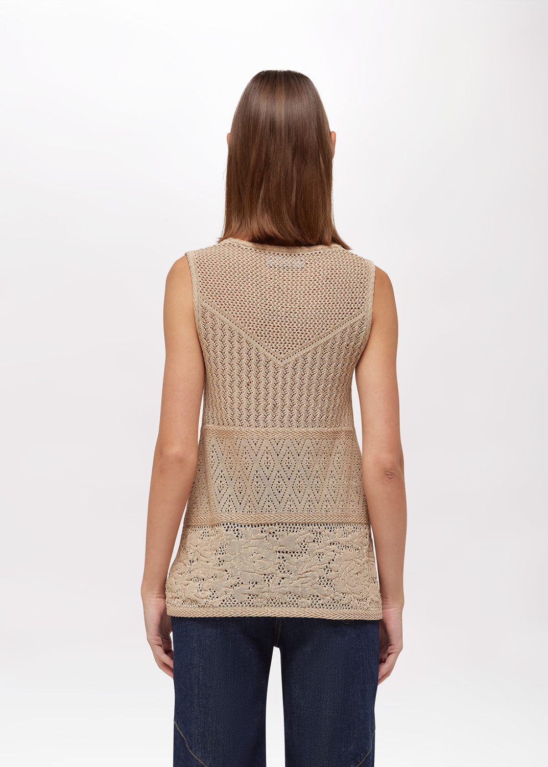 BLUGIRL: TOP IN MAGLIA DI MISTO COTONE