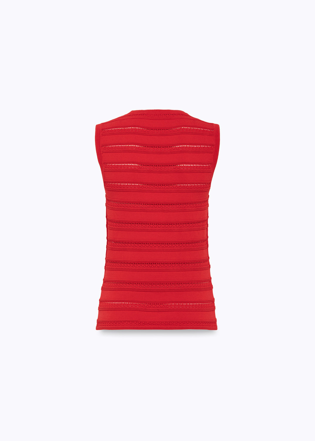 BLUGIRL: TOP IN MAGLIA DI VISCOSA POINTELLE