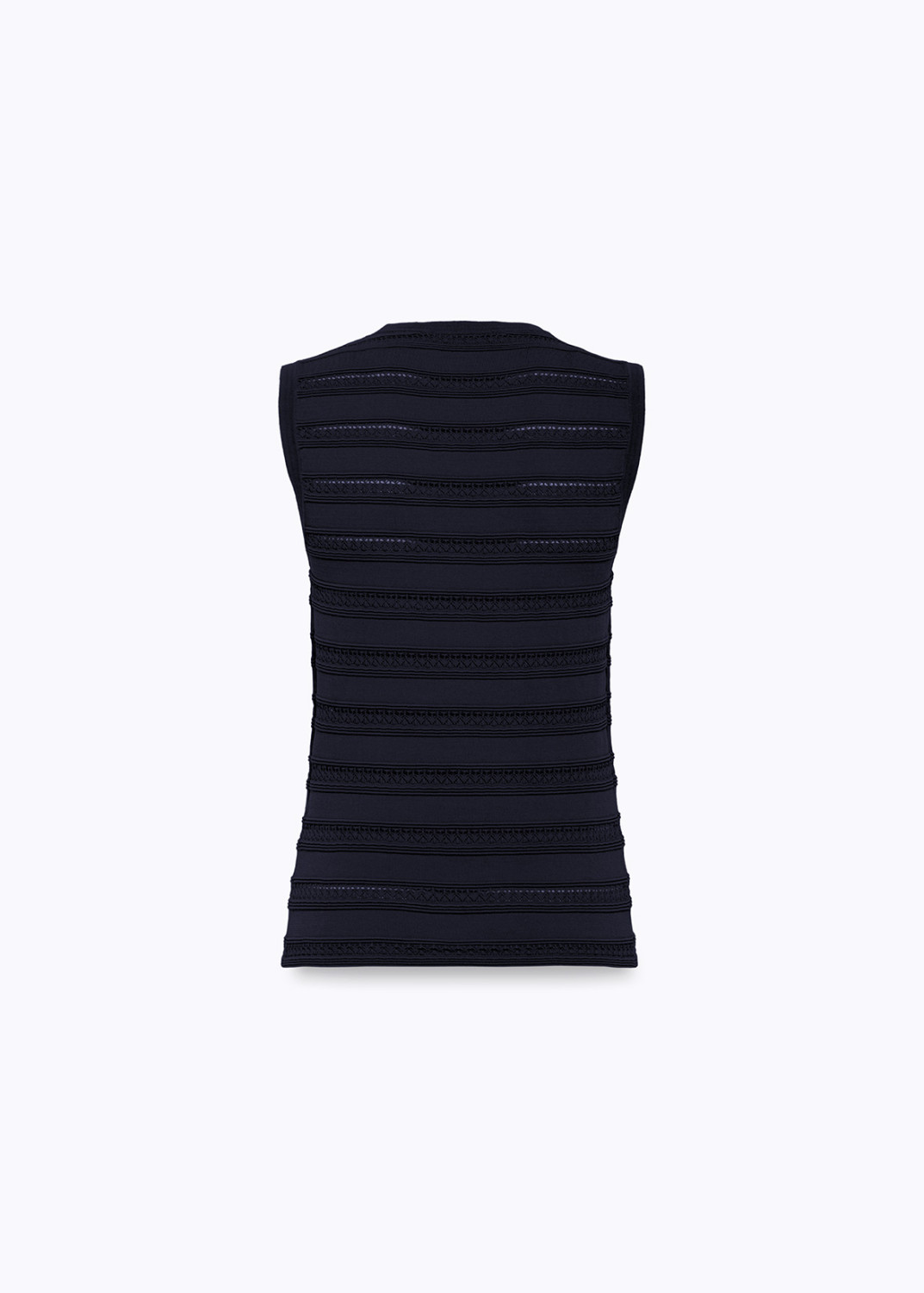 BLUGIRL: TOP IN MAGLIA DI VISCOSA POINTELLE